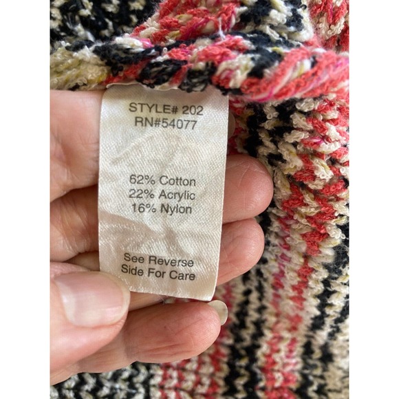 Carol Anderson By Invitation Tweed Long Cardigan Sweater Button Up Womens S - Picture 7 of 7